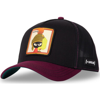 Accessoires textile Casquettes Capslab Casquette homme trucker Looney Tunes Marvin Marron