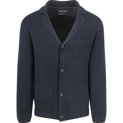 Vêtements Homme Sweats Marc O'Polo Cardigan Milano Marine Bleu