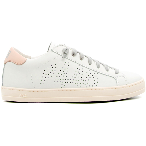 Chaussures Femme Baskets mode P448 JOHN WHI-POWDER Blanc