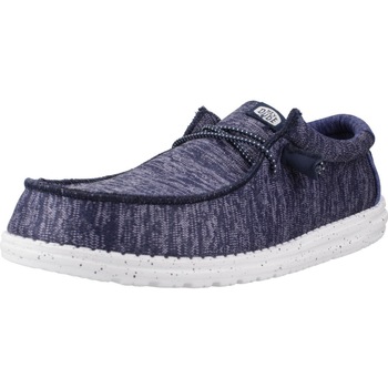 Chaussures Homme Derbies HEYDUDE WALLY SPORT KNIT Bleu