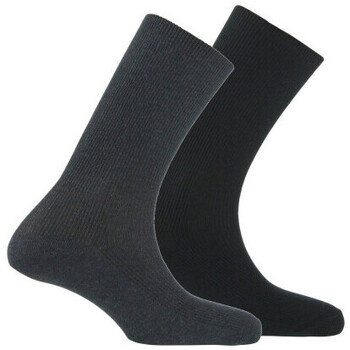 Sous-vêtements Homme Chaussettes Kindy Lot de 2 paires de mi-chaussettes non-comprimantes en coton Gris