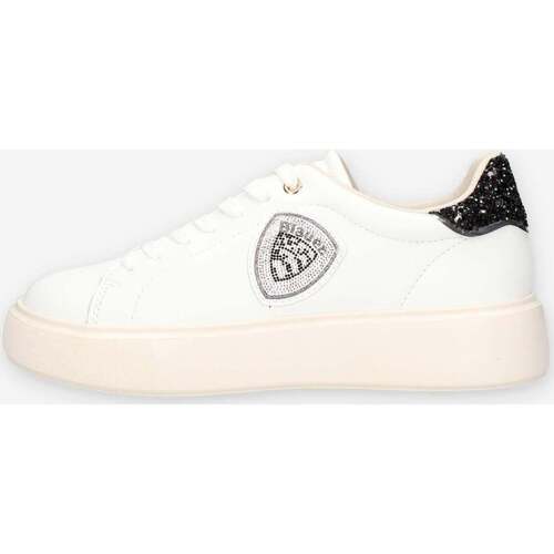 Chaussures Femme Baskets montantes Blauer F4VENUS01/GLI-WHI/BLK Blanc