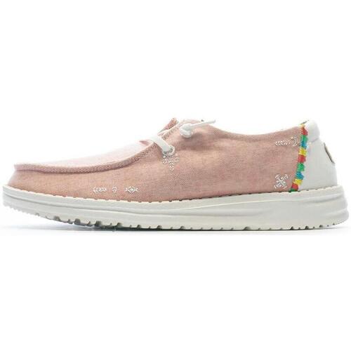 Chaussures Femme Baskets basses HEYDUDE HD-40054 Rose