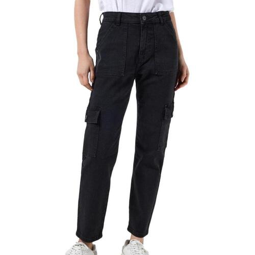 Vêtements Femme Jeans droit Noisy May 27027225 Noir