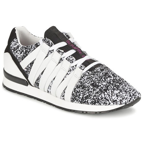 Chaussures Femme Baskets basses Serafini MIAMI Noir / Blanc