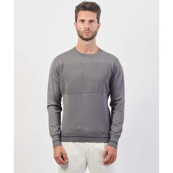 Vêtements Homme Pulls Yes Zee Pull col rond homme  en viscose Gris