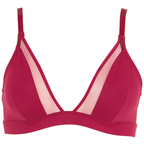 Sous-vêtements Femme Corsets et bustiers Athena Soutien-gorge triangle sans armatures femme Tulle Rouge