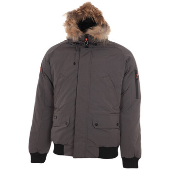 Vêtements Homme Parkas Peak Mountain Parka de ski vraie fourrure homme CALOZ Kaki