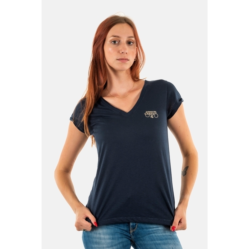 Vêtements Femme T-shirts manches courtes Le Temps des Cerises fsmallvtrame0mc231 Bleu