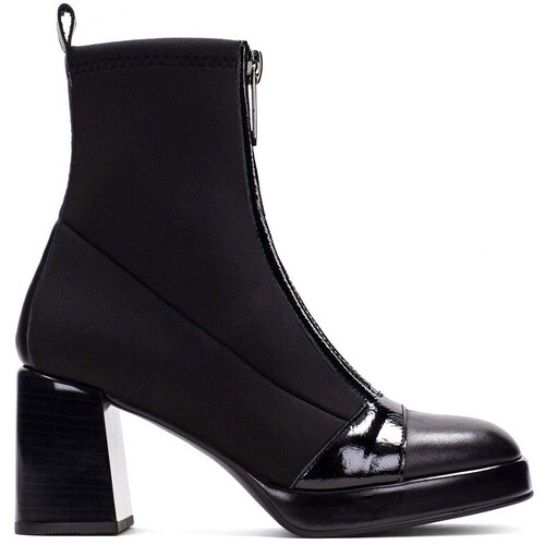 Chaussures Femme Bottines Hispanitas BOTÍN DE PIEL NEGRO DE TACÓN  TOKIO HI243658 Noir