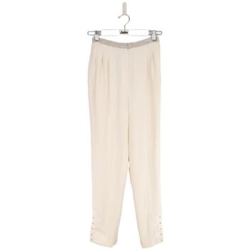 Vêtements Femme Pantalons Azzaro Pantalon droit blanc Blanc