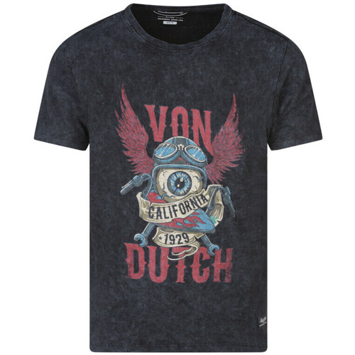 Vêtements Homme T-shirts manches courtes Von Dutch 170597VTAH24 Noir