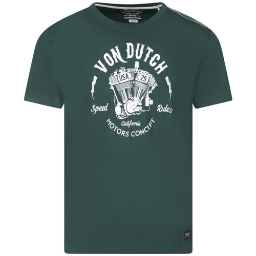 Vêtements Homme T-shirts manches courtes Von Dutch 170599VTAH24 Vert