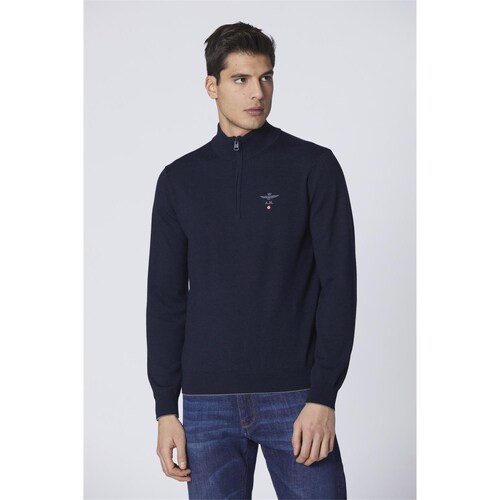 Vêtements Homme Pulls Aeronautica Militare 242MA1389L415 pull-over homme Bleu