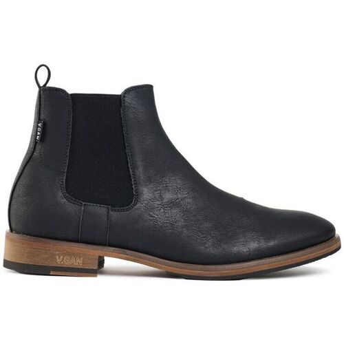 Chaussures Homme Bottes V.gan Vegan Cardamom Chelsea Des Bottes Noir