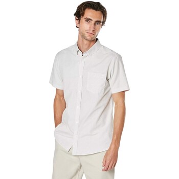 Vêtements Homme Chemises manches courtes Maine DH7719 Blanc