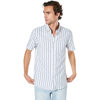 Vêtements Homme Chemises manches courtes Maine DH7728 Blanc