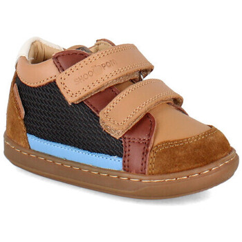 Chaussures Garçon Baskets mode Shoo Pom bouba easy Marron