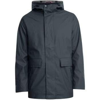 Vêtements Homme Manteaux Hunter Veste De Pluie Avec Logo Bleu