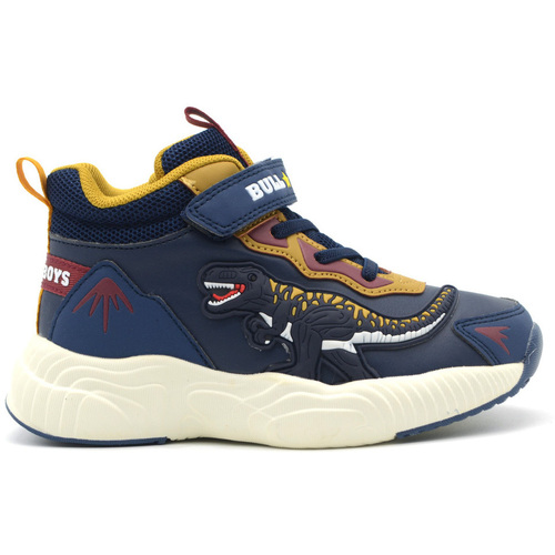 Chaussures Garçon Baskets mode Bull Boys T-Rex sneaker luci Bleu