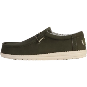 Chaussures Homme Mocassins HEYDUDE Mocassin à Lacets Wally Classic Vert