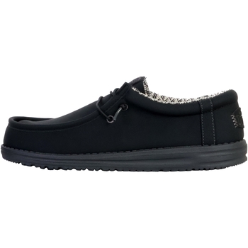 Chaussures Homme Mocassins HEYDUDE Mocassin à Lacets Wally Classic Noir