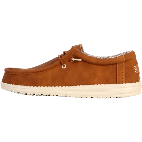 Chaussures Homme Mocassins HEYDUDE Mocassin à Lacets Wally Classic Marron