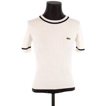 Vêtements Femme Tops / Blouses Lacoste Top blanc Blanc