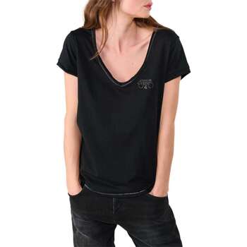 Vêtements Femme T-shirts manches courtes Le Temps des Cerises 170701VTAH24 Noir