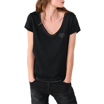 Vêtements Femme T-shirts manches courtes Le Temps des Cerises 170701VTAH24 Noir