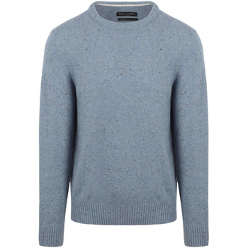 Vêtements Homme Sweats Marc O'Polo Pull Tweed Mix Laine Bleu Bleu