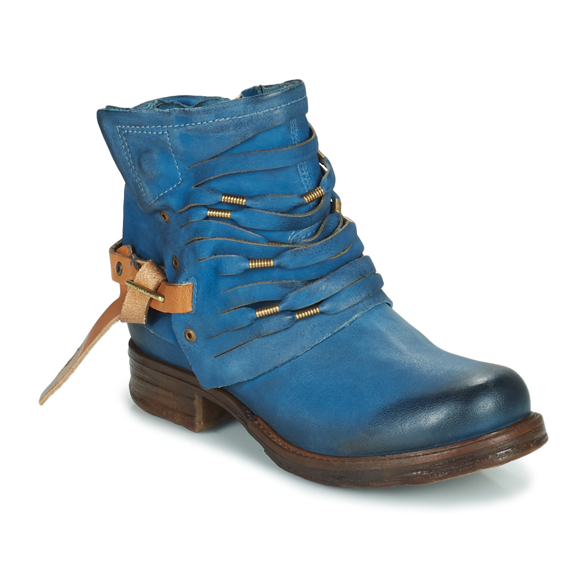 Chaussures Femme Boots Airstep / A.S.98 SAINT Bleu