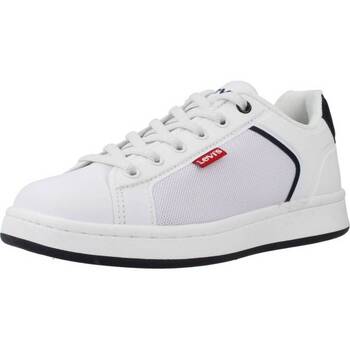 Chaussures Garçon Baskets mode Levi's BOULEVARD 2.0 Blanc