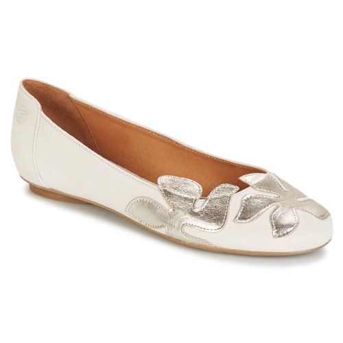 Chaussures Femme Ballerines / babies Betty London ERUNE Blanc / Argent