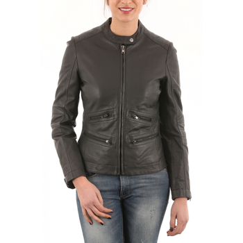 Vêtements Vestes en cuir / synthétiques Mac Douglas Bao Waxy Gris Gris