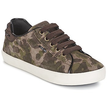 Chaussures Fille Baskets basses Geox KIWI GIRL Vert