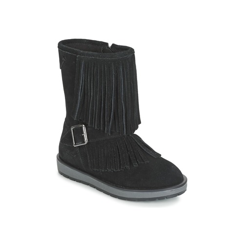 Chaussures Fille Bottes ville Geox NOHA Noir