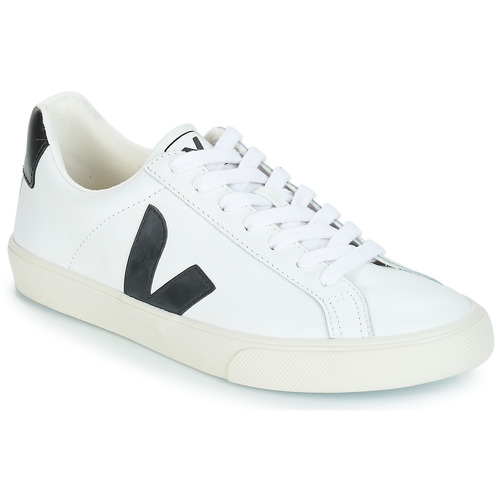 Chaussures Baskets basses Veja ESPLAR LOW LOGO Blanc / Noir