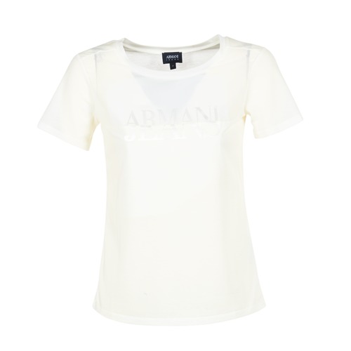 Vêtements Femme T-shirts manches courtes Armani jeans KAJOLA Blanc