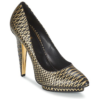 Chaussures Femme Escarpins Roberto Cavalli YDS622-UC168-D0007 Noir / Or