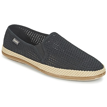 Chaussures Homme Espadrilles Bamba By Victoria COPETE ELASTICO REJILLA TRENZA Noir