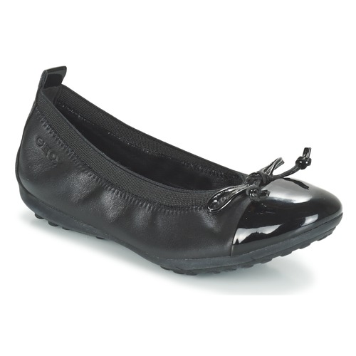 Chaussures Fille Ballerines / babies Geox J PIUMA BAL F Noir