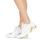 Chaussures Femme Baskets montantes Serafini CHICAGO Blanc / Doré