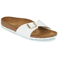 Chaussures Femme Mules Birkenstock MADRID Blanc / Doré