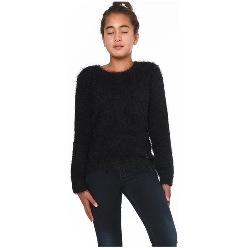 Vêtements Fille Gilets / Cardigans Kaporal Pull  Publi Noir Noir