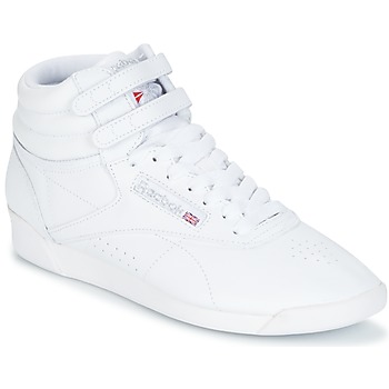 Chaussures Femme Baskets montantes Reebok Classic FREESTYLE HI Blanc / Argenté