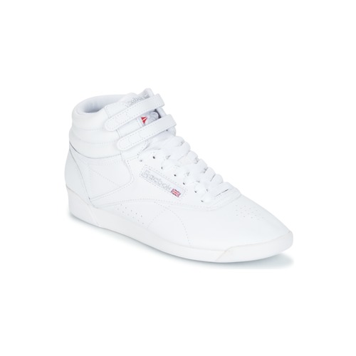 Chaussures Femme Baskets montantes Reebok Classic FREESTYLE HI Blanc / Argenté