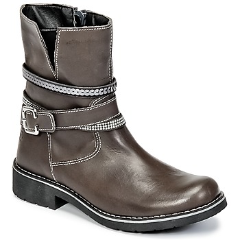 Chaussures Fille Boots Citrouille et Compagnie HASU Gris