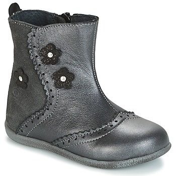 Chaussures Fille Boots Citrouille et Compagnie HOPETTE Gris