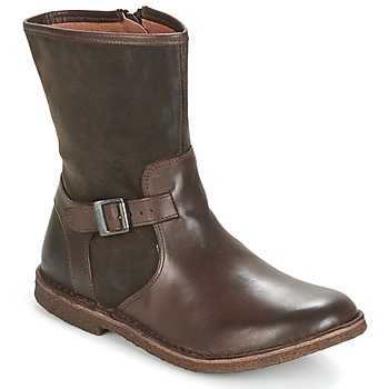 Chaussures Femme Boots Kickers CREEK Marron foncé